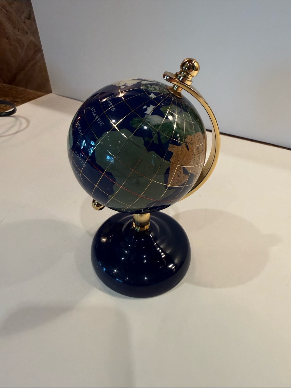 Blue Lapis 6.5" Decorative Globe - Picture 2 of 5